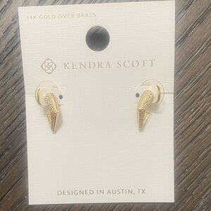 NWT Kendra Scott Gold Earrings